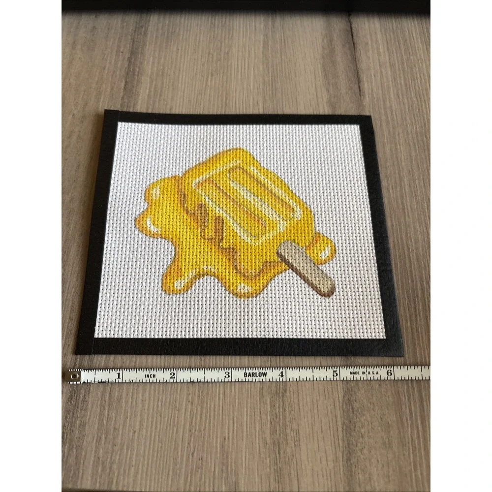 Popsicle Melting Hand Painted Needlepoint Canvas 5.5